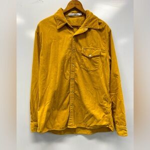 Criquet Men’s Corduroy Pearl Snap Shirt L